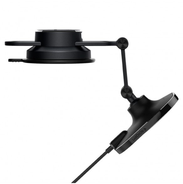 Spigen ITM35W ONETAP PRO 3 MAGNETISK MAGSAFE DASHBOARD BILMONTERING TRÅDLÖS LADDARE SVART