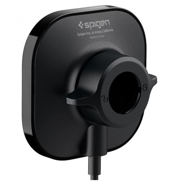 Spigen ITS12W ONETAP MAGNETIC MAGSAFE VENT BILLADDARE 7,5W SVART