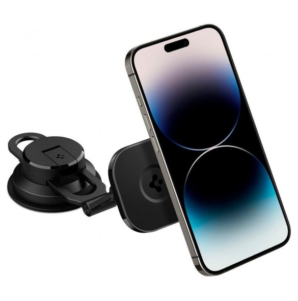Spigen ITS35-3 ONETAP MAGNETISK MAGSAFE VINDRUTA OCH DASHBOARD BILMONTAGE SVART