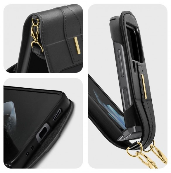 Spigen LIENAR CALIN GALAXY MED FLIP 4 SVART