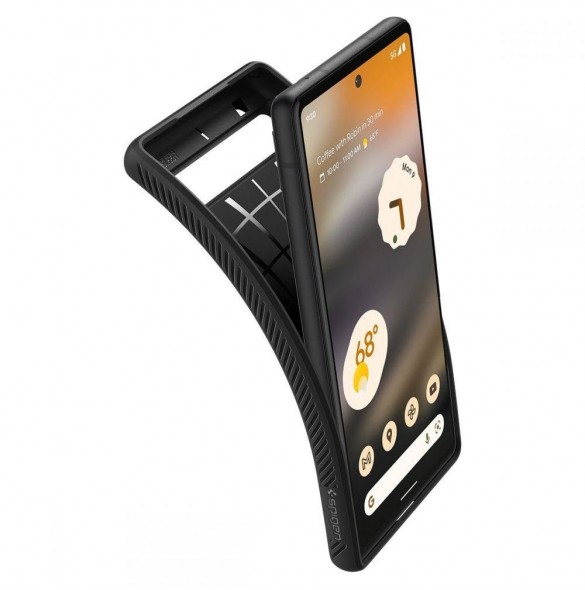 Spigen Liquid Air-fodral Google Pixel 6A svart (20919-0)