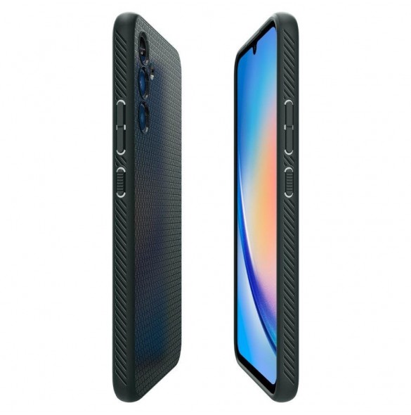 Spigen LIQUID AIR GALAXY A34 5G ABYSS GRÖN