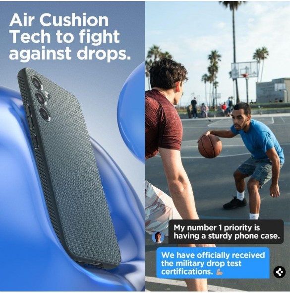 Spigen LIQUID AIR GALAXY A34 5G ABYSS GRÖN