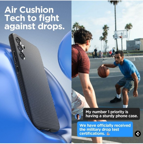 Spigen LIQUID AIR GALAXY A34 5G MATSVART