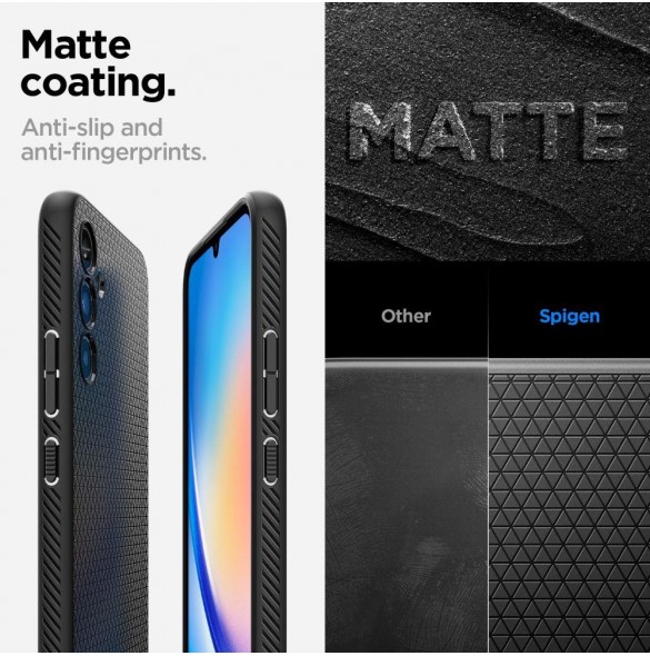 Spigen LIQUID AIR GALAXY A34 5G MATSVART