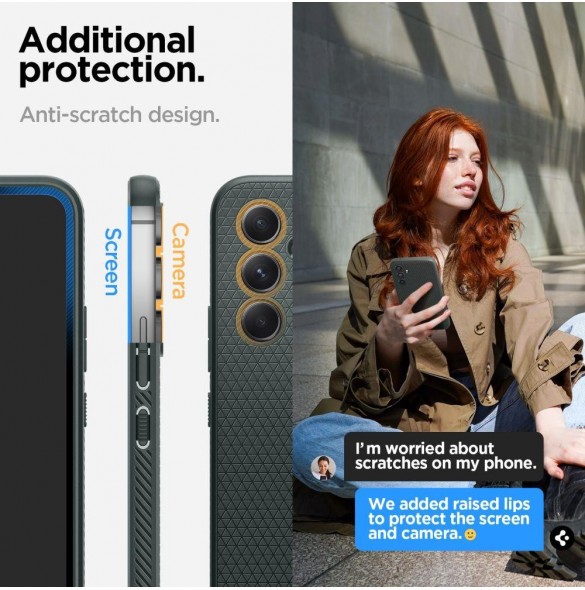 Spigen LIQUID AIR GALAXY A54 5G ABYSS GRÖN
