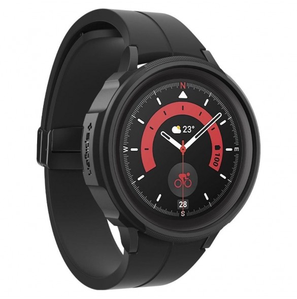 Spigen LIQUID AIR GALAXY Watch 5 PRO (45 MM) MATSVART