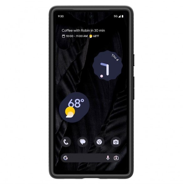 Spigen LIQUID AIR GOOGLE PIXEL 7A MATSVART