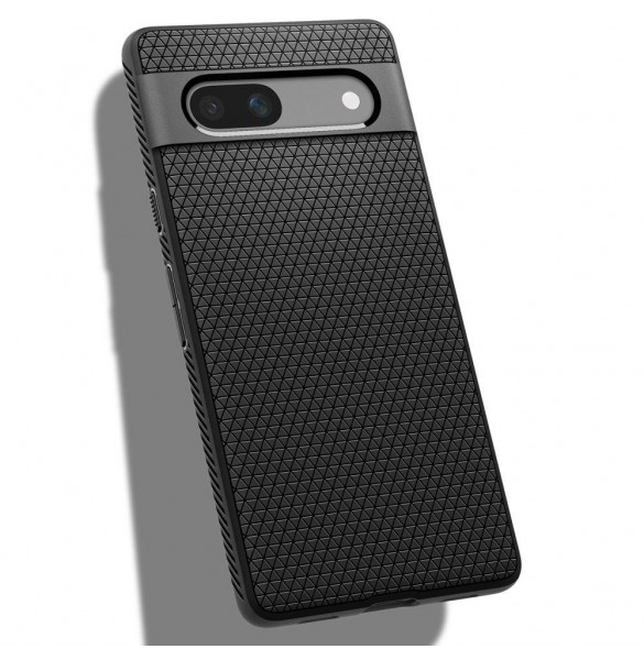 Spigen LIQUID AIR GOOGLE PIXEL 7A MATSVART