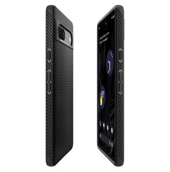 Spigen LIQUID AIR GOOGLE PIXEL 7A MATSVART