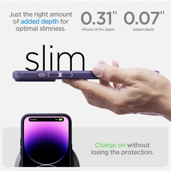 Spigen LIQUID AIR IPHONE 14 PRO DEEP LILA