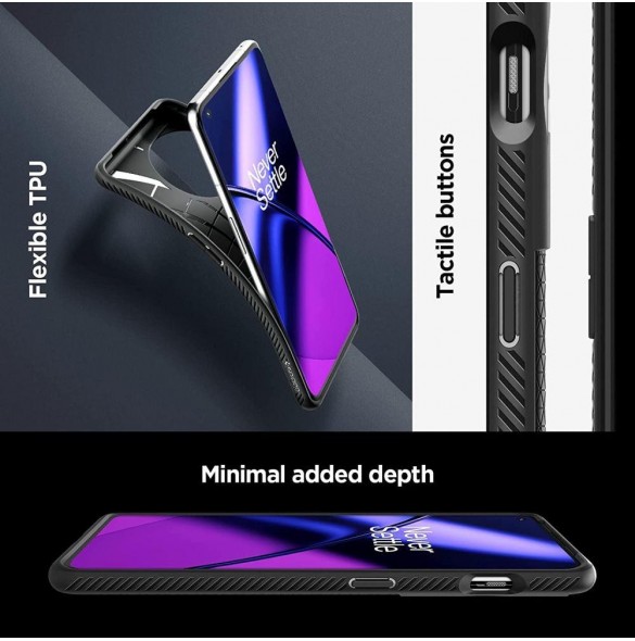 Spigen LIQUID AIR ONEPLUS 11 5G MATSVART