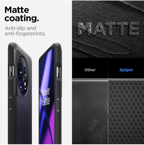 Spigen LIQUID AIR ONEPLUS 11 5G MATSVART