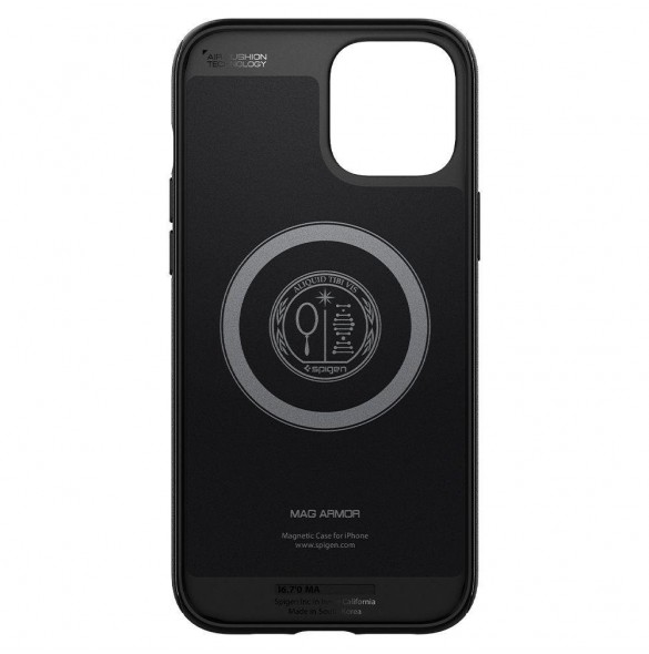 Spigen MAG ARMOR IPHONE 12/12 PRO MATSVART