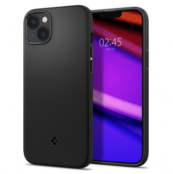 Spigen MAG ARMOR IPHONE 14 MATSVART