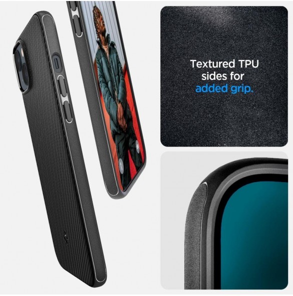 Spigen MAG ARMOR IPHONE 14 MATSVART