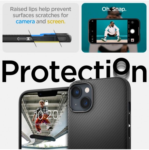 Spigen MAG ARMOR IPHONE 14 MATSVART
