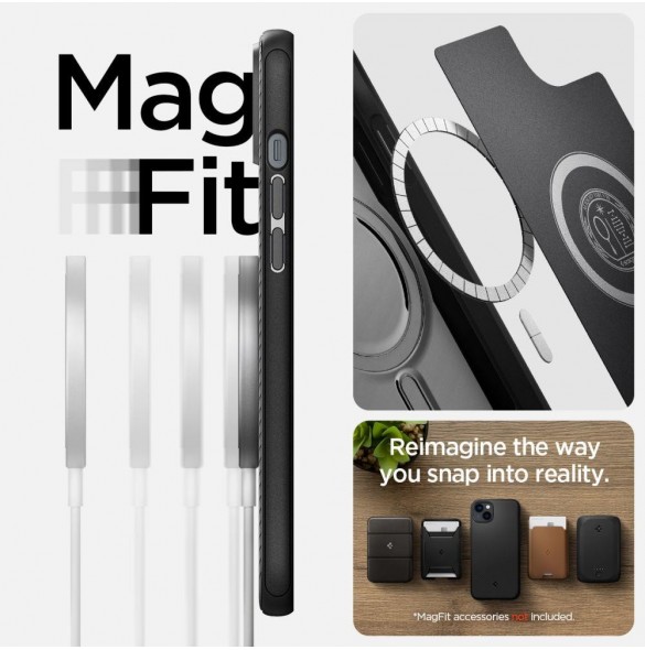 Spigen MAG ARMOR IPHONE 14 PLUS MATSVART