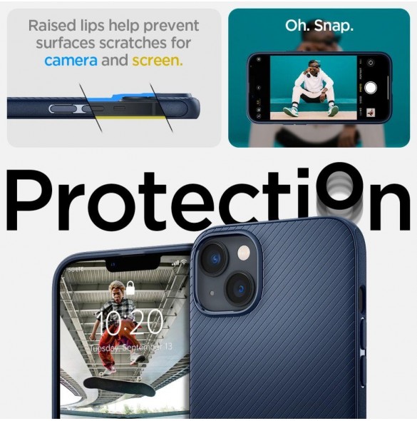 Spigen MAG ARMOR IPHONE 14 PLUS MARINBLÅ