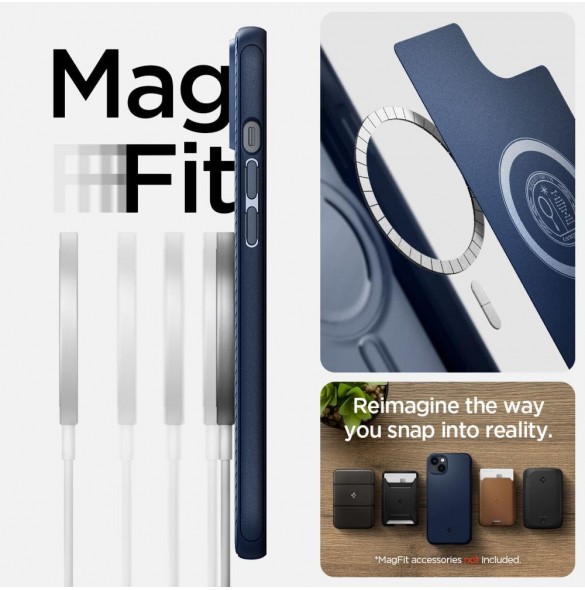 Spigen MAG ARMOR IPHONE 14 PLUS MARINBLÅ