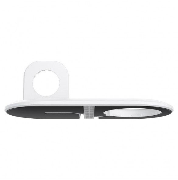 Spigen MAGFIT DUO Apple MAGSAFE och Apple Watch CHARGER STAND WHITE