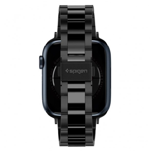Spigen MODERN FIT BAND Apple Watch 4 / 5 / 6 / 7 / 8 / 9 / SE (38 / 40 / 41 MM) SVART