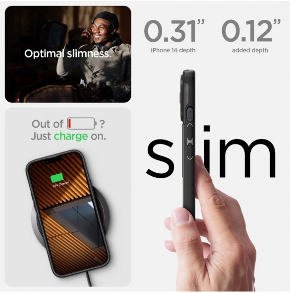 Spigen OPTIK ARMOR MAG MAGSAFE IPHONE 14 PLUS SVART