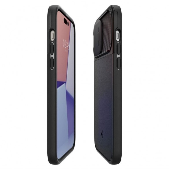 Spigen OPTIK ARMOR MAG MAGSAFE IPHONE 14 PRO SVART