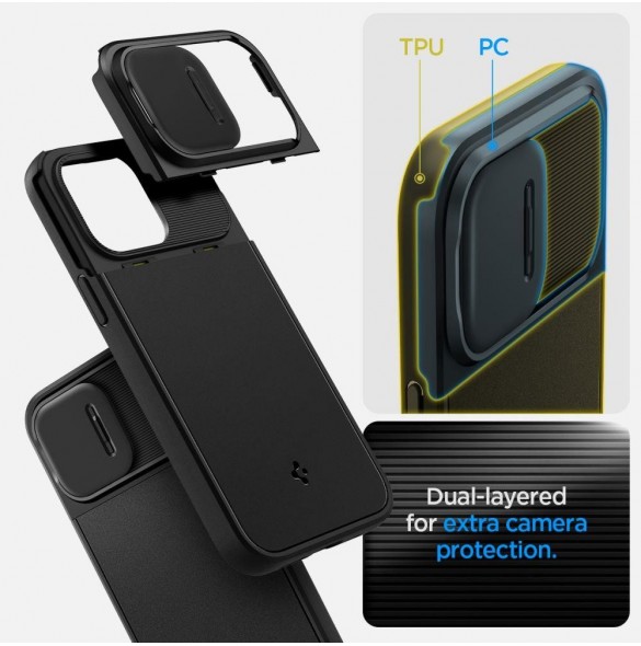 Spigen OPTIK ARMOR MAG MAGSAFE IPHONE 14 PRO SVART
