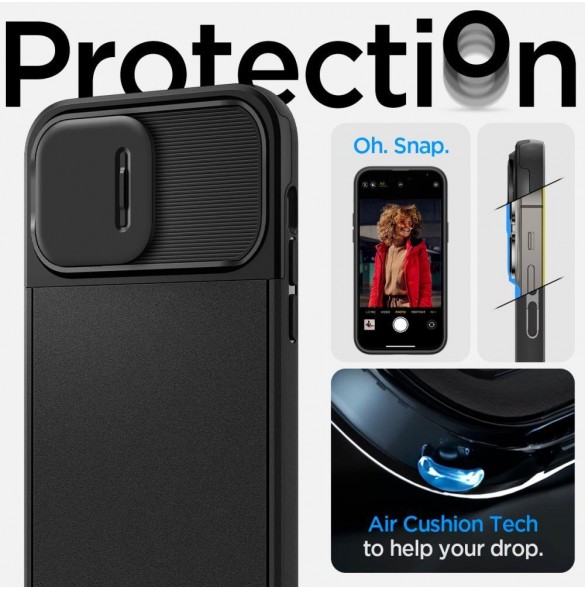 Spigen OPTIK ARMOR MAG MAGSAFE IPHONE 14 PRO SVART