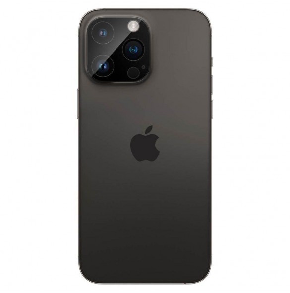 Spigen Optik. TR Camera Protector Kamerahärdat glas (2 st) iPhone 14 Pro/ 15 Pro / 14 Pro Max /15 Pro Max svart