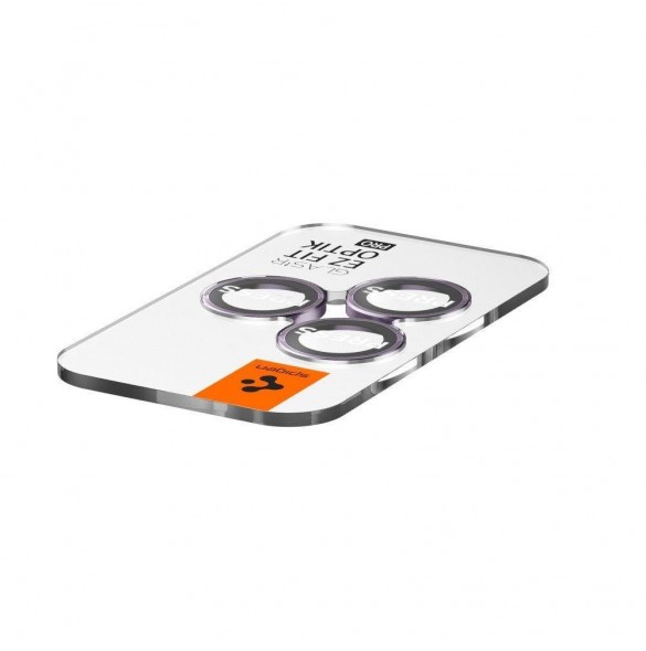 Spigen OPTIK.TR ”EZ FIT” CAMERA PROTECTOR 2-PACK IPHONE 14 PRO / 14 PRO MAX DEEP PURPLE