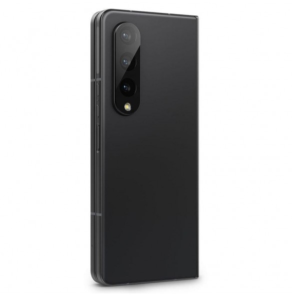 Spigen OPTIK.TR CAMERA PROTECTOR 2-PACK GALAXY MED FOLD 4 SVART SKYDD