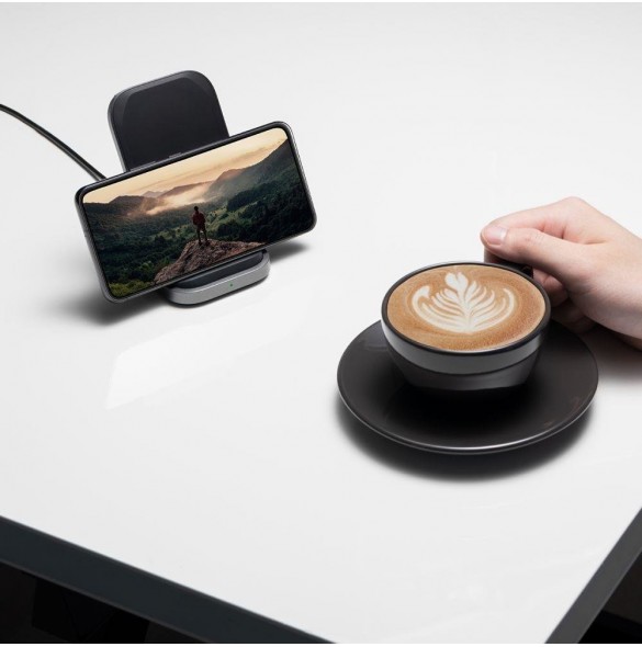 Spigen PF2102 ARCFIELD TRÅDLÖS LADDARE 15W SVART