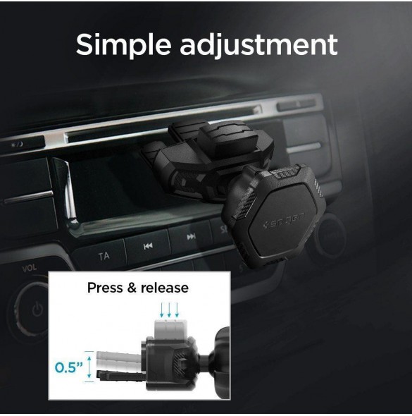 Spigen QS24 MAGNETISK CD CAR MONTERINGSHÅLLARE
