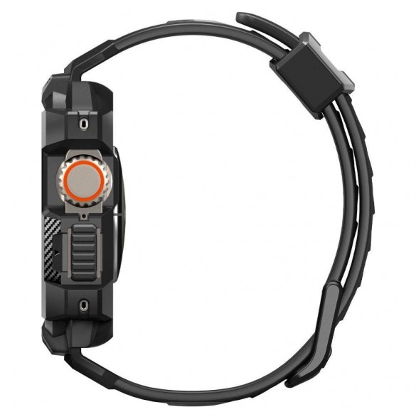Spigen RUGGED ARMOR "PRO" Apple Watch ULTRA (49MM) SVART