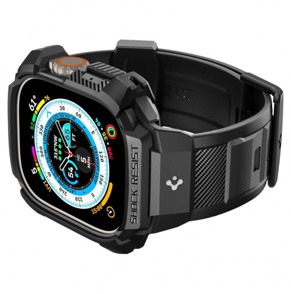 Spigen RUGGED ARMOR "PRO" Apple Watch ULTRA (49MM) SVART