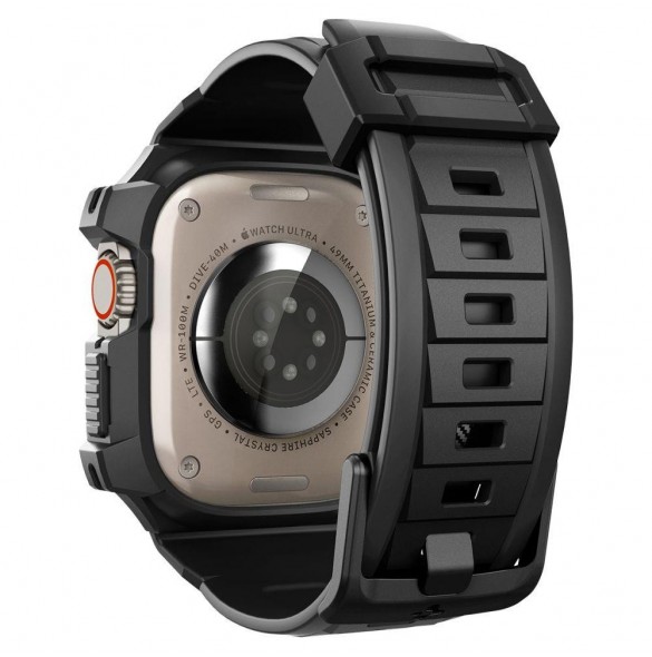 Spigen RUGGED ARMOR "PRO" Apple Watch ULTRA (49MM) SVART