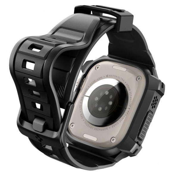 Spigen RUGGED ARMOR "PRO" Apple Watch ULTRA (49MM) SVART