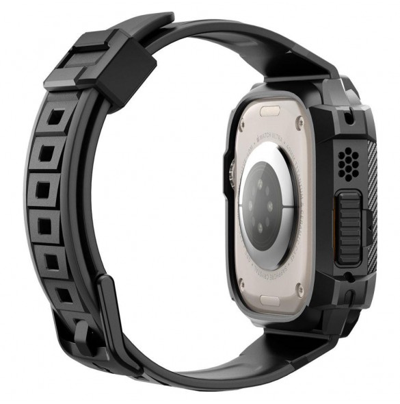 Spigen RUGGED ARMOR "PRO" Apple Watch ULTRA (49MM) SVART
