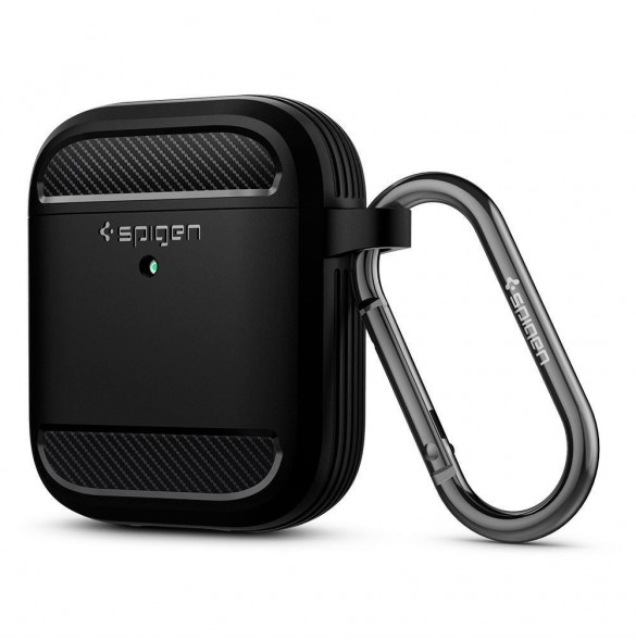 Spigen RUGGED ARMOR Apple AIRPODS MATSVART