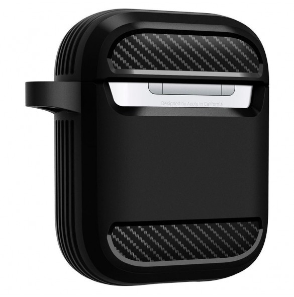 Spigen RUGGED ARMOR Apple AIRPODS MATSVART