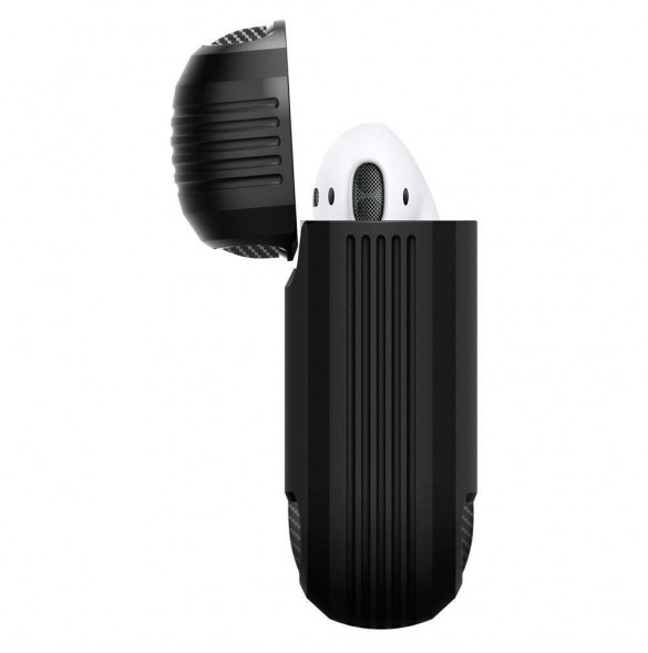Spigen RUGGED ARMOR Apple AIRPODS MATSVART