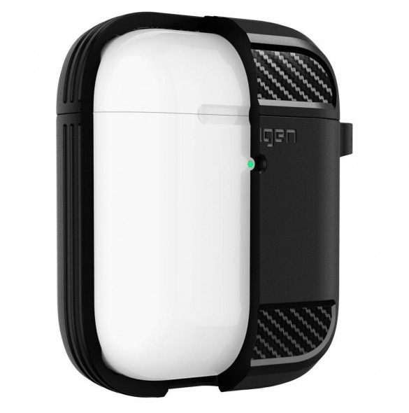Spigen RUGGED ARMOR Apple AIRPODS MATSVART