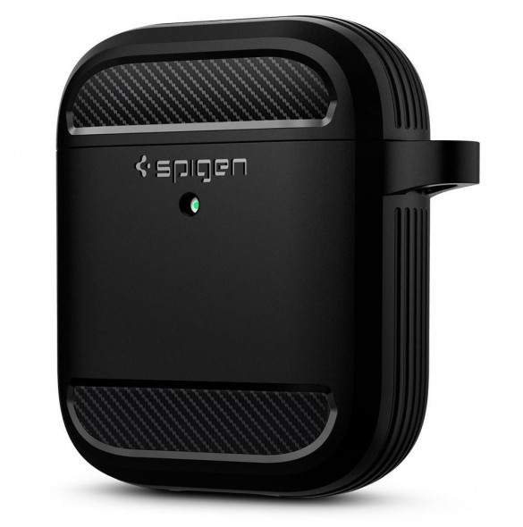 Spigen RUGGED ARMOR Apple AIRPODS MATSVART
