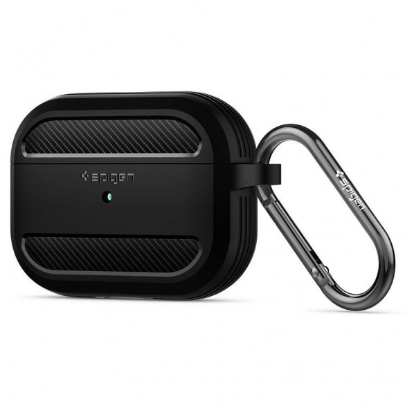 Spigen RUGGED ARMOR Apple AIRPODS PRO 1 MATSVART