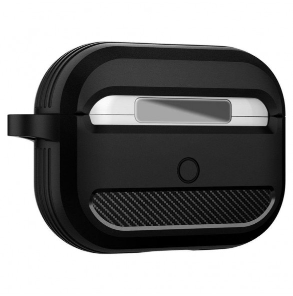 Spigen RUGGED ARMOR Apple AIRPODS PRO 1 MATSVART