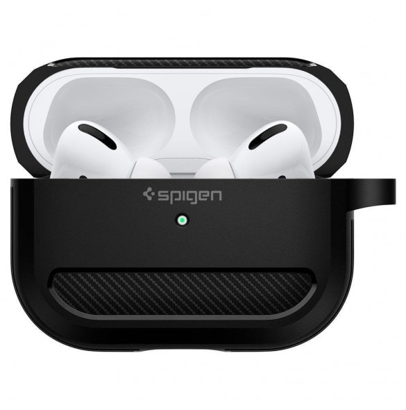 Spigen RUGGED ARMOR Apple AIRPODS PRO 1 MATSVART