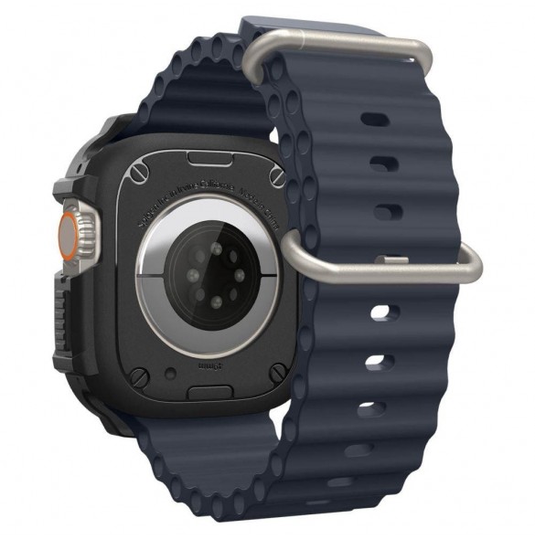 SPIGEN RUGGED ARMOR APPLE WATCH ULTRA (49 MM) MATSVART