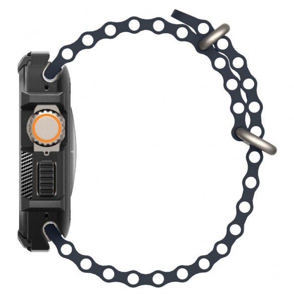 SPIGEN RUGGED ARMOR APPLE WATCH ULTRA (49 MM) MATSVART